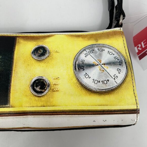 Relic Black Yellow Radio Mini Shoulder Bag | Faux Leather - Picture 8 of 12